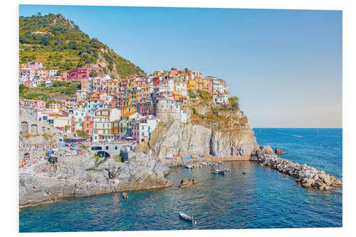 Hartschaumbild Dorf Manarola