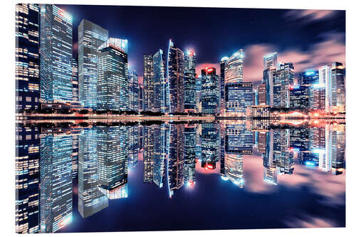 Acrylic print Marina Bay
