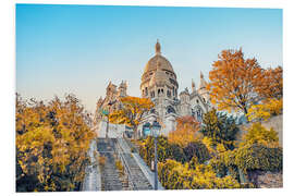 Foam board print Beautiful Sacré-Coeur