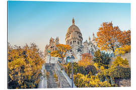 Stampa su plexi-alluminio Beautiful Sacré-Coeur