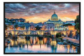 Gerahmter Kunstdruck Die Stadt Rom