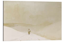 Magnettafel Schnee und Nebel