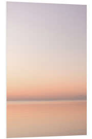 Foam board print Abstract Pastel Sunset