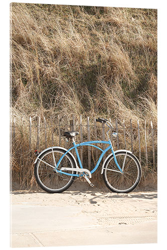 Akrylglastavla Beach bike in Holland