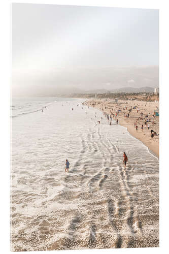 Acrylglasbild Santa Monica Beach, Kalifornien