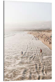 Aluminium print Santa Monica Beach, California