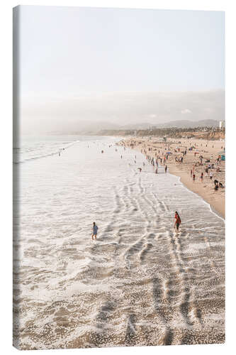 Canvas print Santa Monica Beach, California