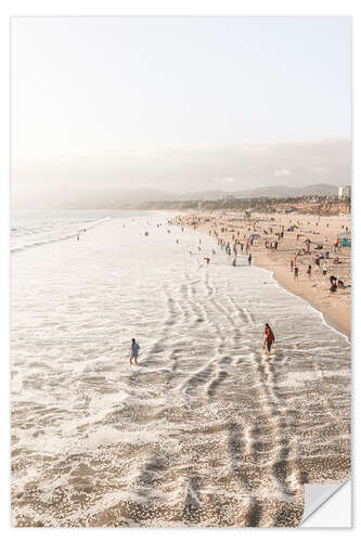 Vinilo para la pared Santa Monica Beach, California