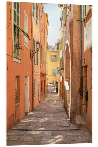 Quadro em acrílico Colorful houses in Menton, France II