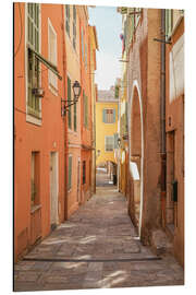 Aluminium print Colorful houses in Menton, France II