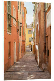 Foam board print Colorful houses in Menton, France II