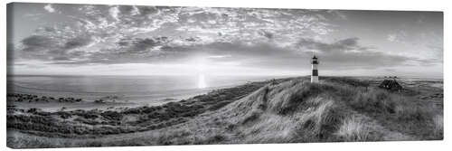 Canvas print On the North Sea coast on Sylt