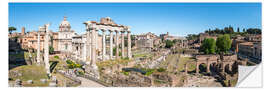 Selvklebende plakat Roman Forum in Rom