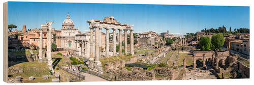 Holzbild Forum Romanum in Rom