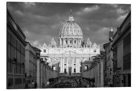 Aluminiumtavla St. Peter's Basilica in Rome