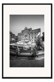 Gerahmter Kunstdruck Trevi Brunnen
