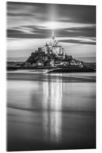 Acrylglas print Mont Saint Michel