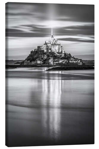 Tableau sur toile Mont-Saint-Michel