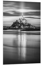 Foam board print Mont Saint Michel