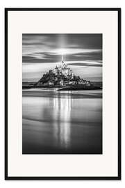 Gerahmter Kunstdruck Mont Saint Michel