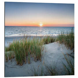 Magnettafel Dünenlandschaft bei Sonnenuntergang