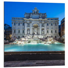 Alumiinitaulu Trevi Fountain by night