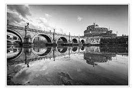 Wall print  Castel Sant&#039;Angelo and Castel Sant&#039;Angelo - Jan Christopher Becke