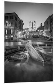 Gallery Print Spanische Treppe und Brunnen Fontana della Barcaccia