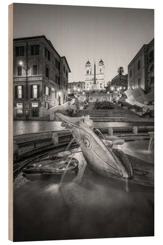 Trebilde Spanish Steps and Fountain Fontana della Barcaccia