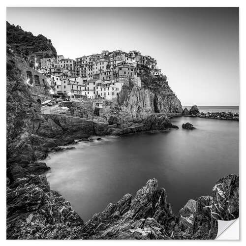 Selvklebende plakat Manarola