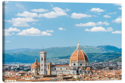 Lerretsbilde Florence Cathedral in summer