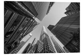 Magnettafel Häuserschluchten in New York City