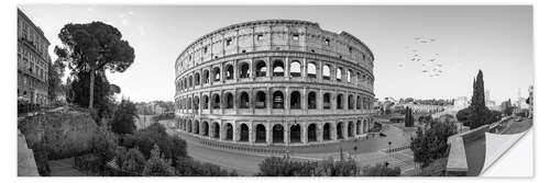 Selvklebende plakat Colosseum panorama