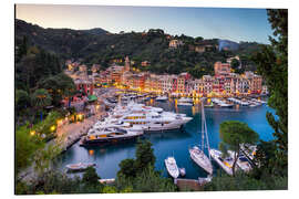 Magnettafel Portofino am Abend