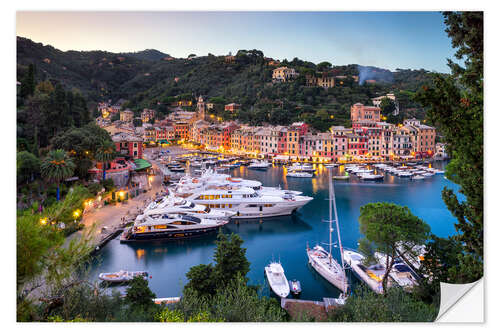 Vinilo para la pared Portofino in the evening