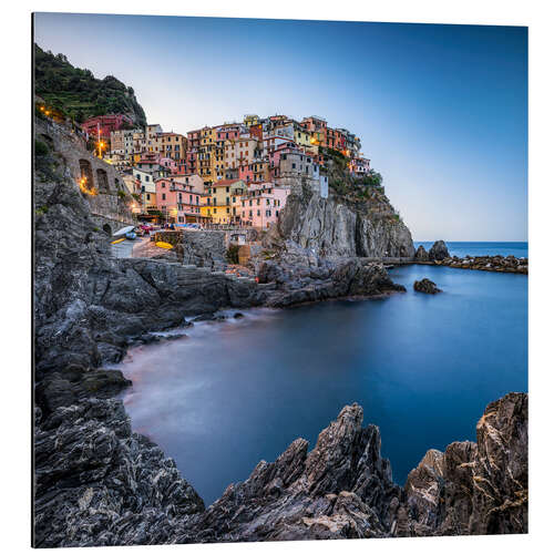 Aluminium print The coastal village of Manarola