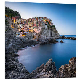 Tableau en PVC Le village côtier de Manarola