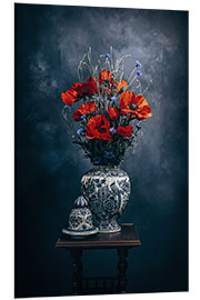 Foam board print Poppies in the vase