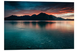 Foam board print Thunderstorm at Walchensee