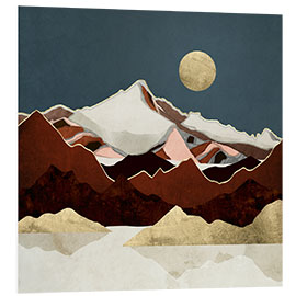 Foam board print Rustic Mountains