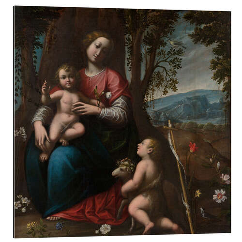 Galleritryck Madonna and Child with the Infant Saint John the Baptist