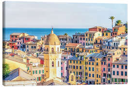 Canvas print Vernazza Architecture