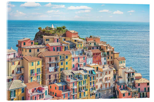 Akrylbilde Manarola village