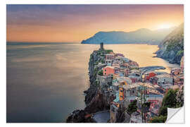 Sisustustarra Sunset in Vernazza