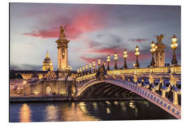 Magnettafel Romantisches Paris