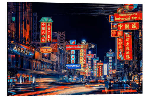 Aluminium print Chinatown II