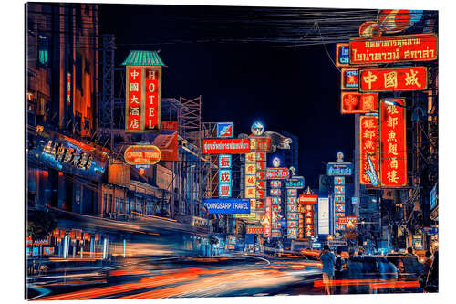 Tableau en plexi-alu Chinatown II