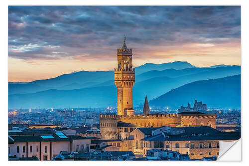 Selvklebende plakat Florence Architecture