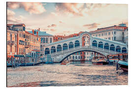 Aluminium print Ponte Di Rialto