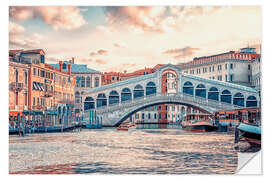 Selvklebende plakat Ponte Di Rialto